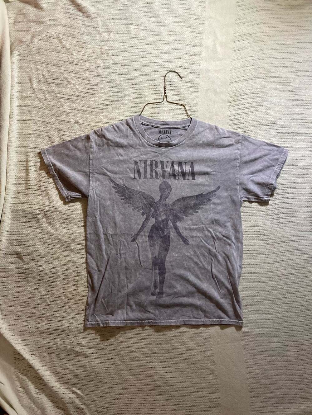 Nirvana In Utero Angel Graphic T-Shirt Size M